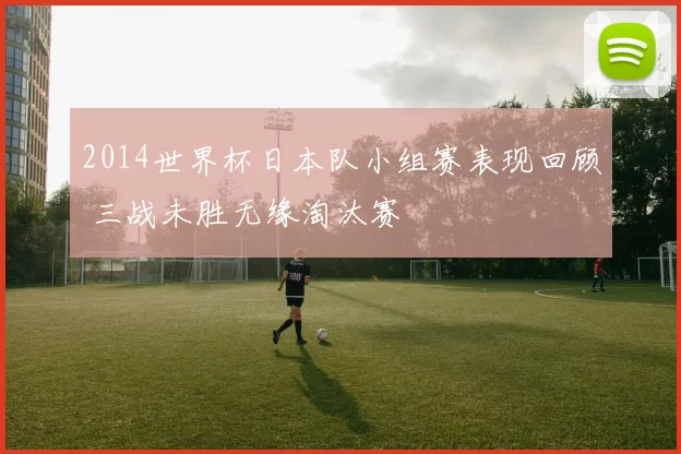 2014世界杯日本队小组赛表现回顾 三战未胜无缘淘汰赛