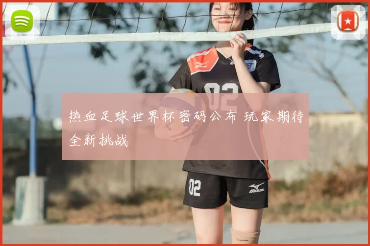 热血足球世界杯密码公布 玩家期待全新挑战